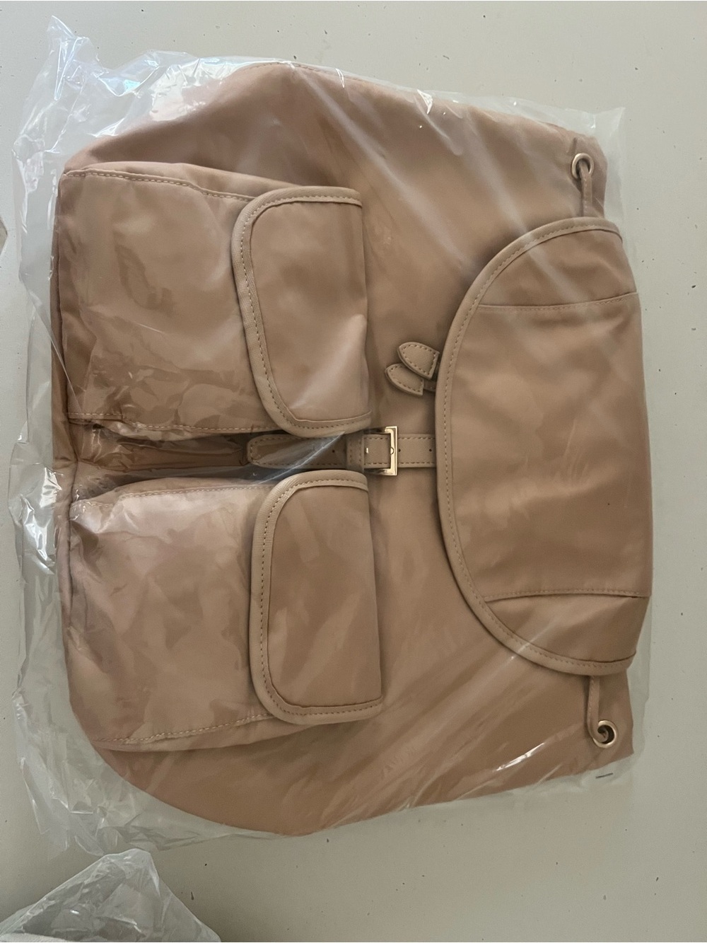 NWT Years of Ours Neutral Taupe Everyday Backpack - Women Bags - Picture 2 of 6